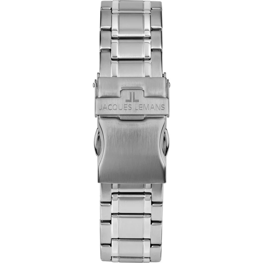 Jacques Lemans Vienna 1-2005C - Elegante Herren Quarzuhr 30mm Zugband