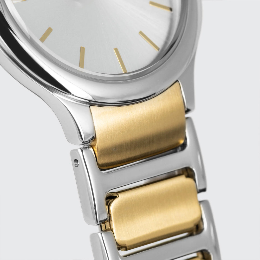 Jacques Lemans Milano 1-2208D - Elegante Damen Quarzuhr IP-Gold 30mm