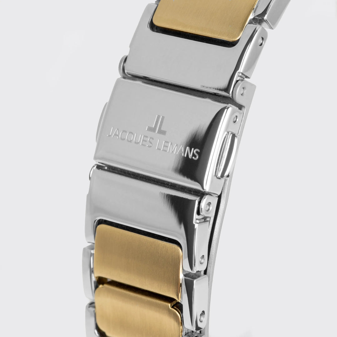 Jacques Lemans Milano 1-2208D - Elegante Damen Quarzuhr IP-Gold 30mm