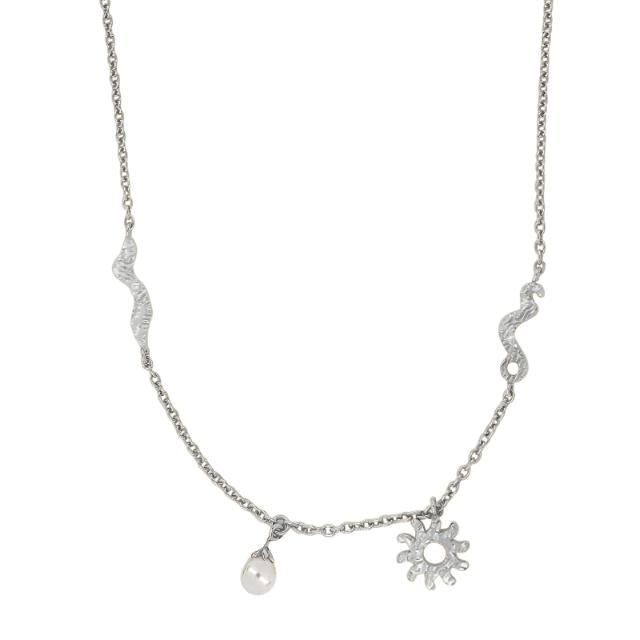 Charms-Halskette SPACE52 Sterlingsilber, 42 + 3 cm