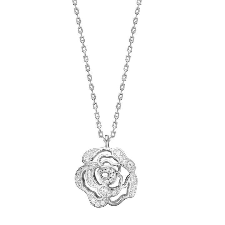Halskette SANDRANOR – Sterlingsilber, Zirkonia