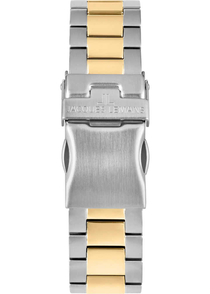 Jacques Lemans Eco Power 50-1D - Herren Solaruhr Limited Edition Bicolor