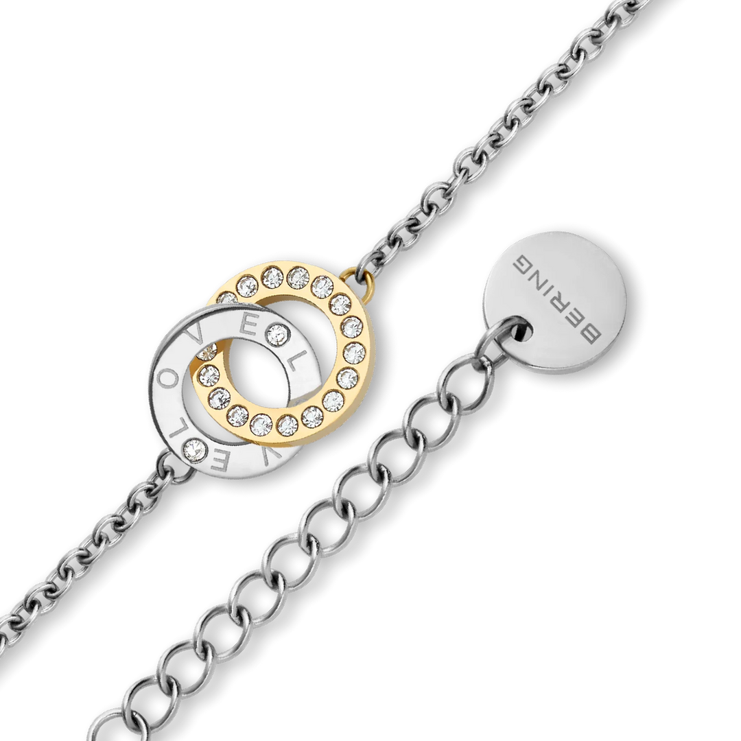 Bering Everyday Classic Armband aus Edelstahl, silberfarben, 18 cm