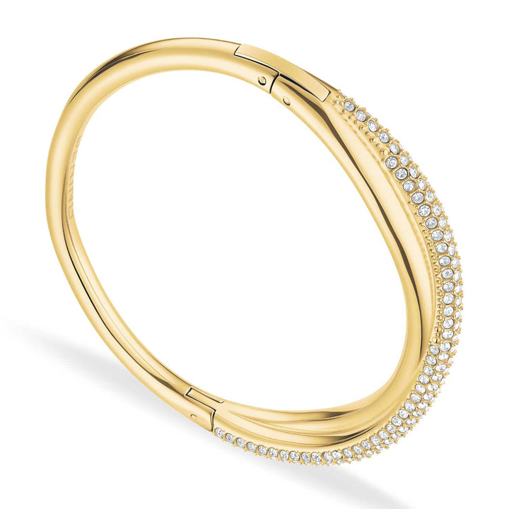 Bering Arctic Pavé Armreif, goldfarben, 6 mm