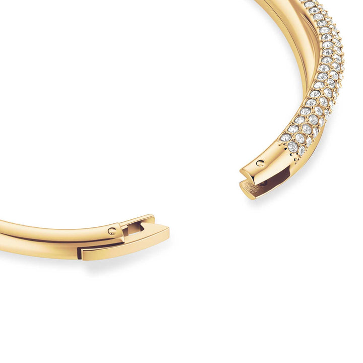 Bering Arctic Pavé Armreif, goldfarben, 6 mm