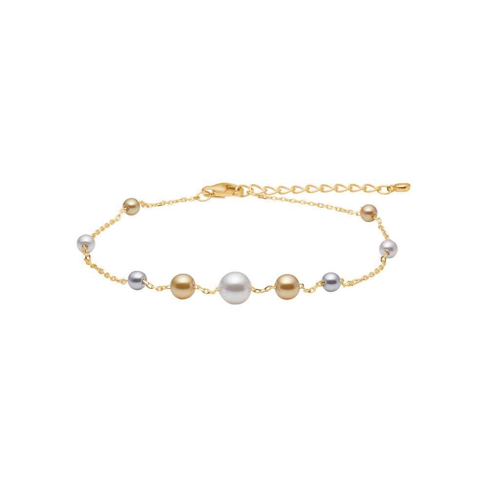 Armband TIFFANYNOR – Sterlingsilber vergoldet, Perlen