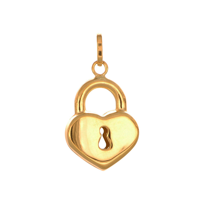 Schloss Anhänger Gelbgold | Echtgold Charm Schloß-Motiv