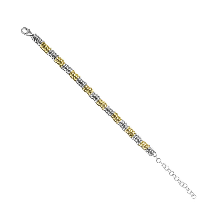 Armband Sinfonia Zweifarbig – Vergoldet & Silber Rhodiniert