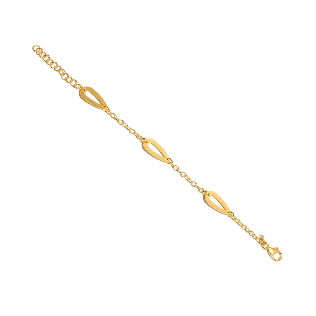 GOCCIA FORATA Armband Bronze vergoldet – Bocarol