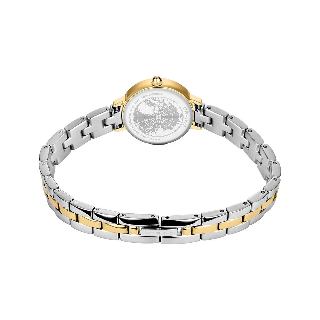 Bering Classic Gold 11022-714 | Zweifarbig & Saphirglas