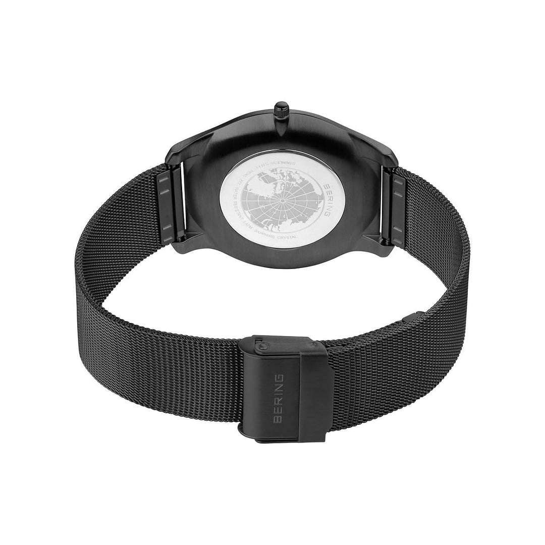 Bering Ultra Slim Herrenuhr 18340-222 - Schwarz poliert/gebürstet