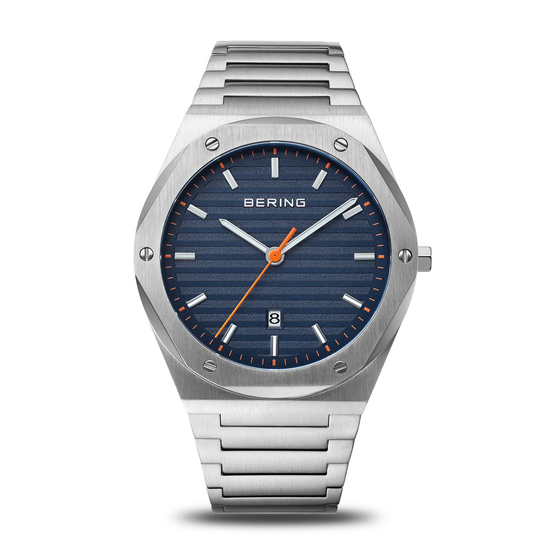 Bering Classic Silber 19742-707 | Saphirglas & Milanaise