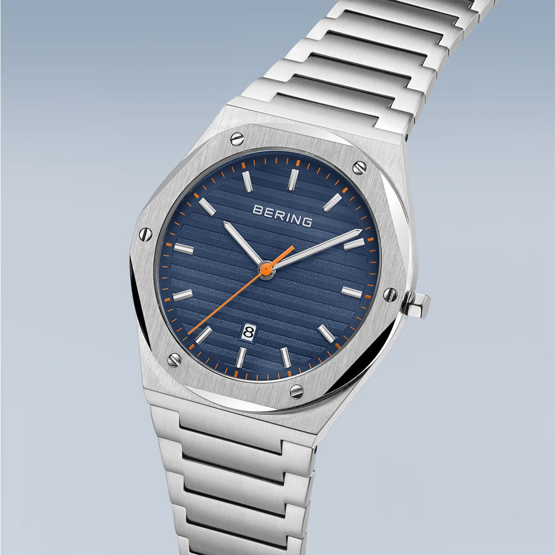 Bering Classic Silber 19742-707 | Saphirglas & Milanaise