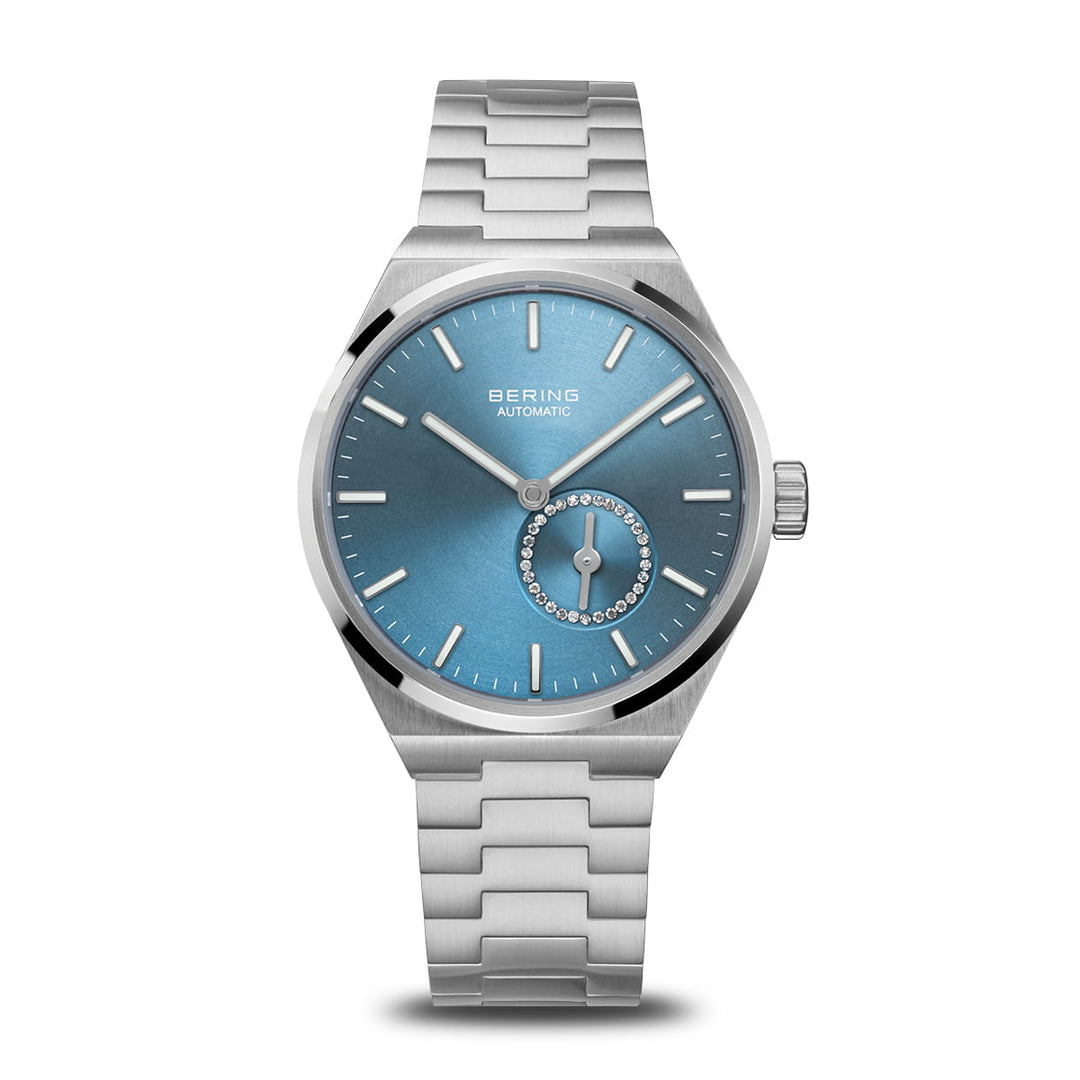 Bering Automatik Damenuhr Silber 19435-Charity | Charity Edition & Saphirglas