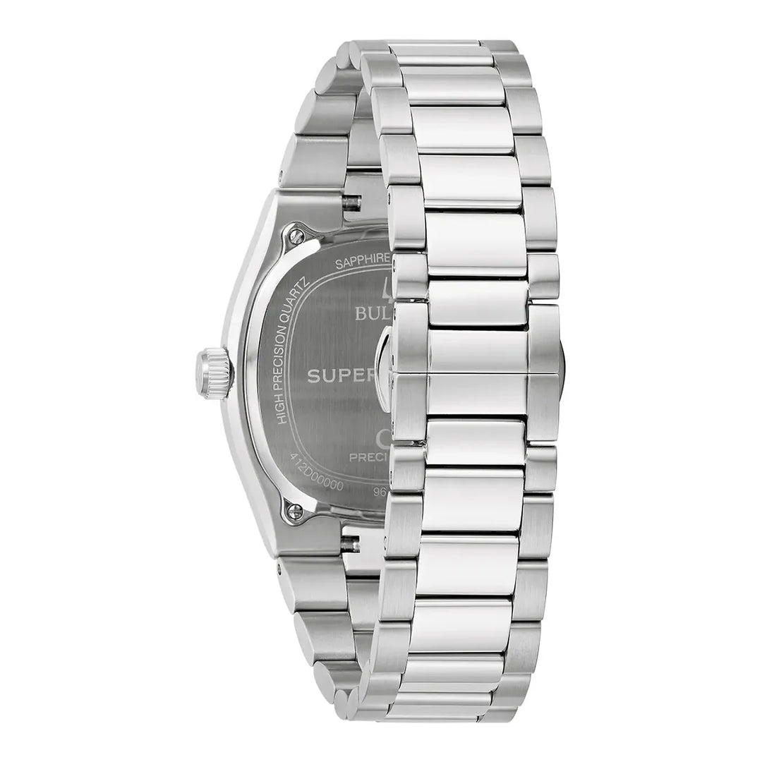 Bulova Super Seville 96B440 - Herrenuhr mit blauem Zifferblatt & Saphirglas