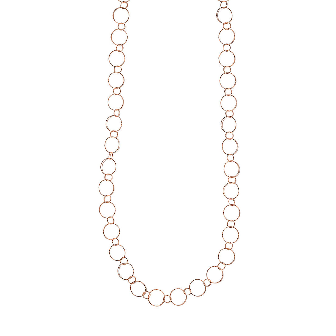Collier Cerchi 90 cm – vergoldet & bronze