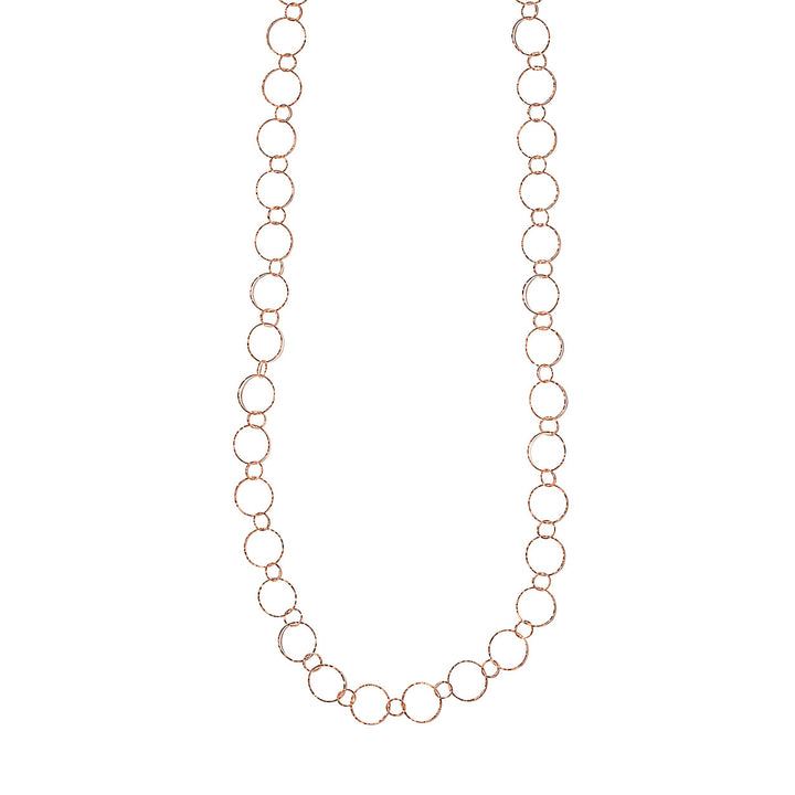 Collier Cerchi 90 cm – vergoldet & bronze
