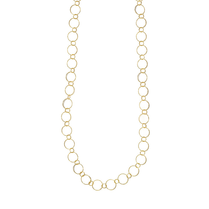 Collier Cerchi 90 cm – vergoldet & bronze