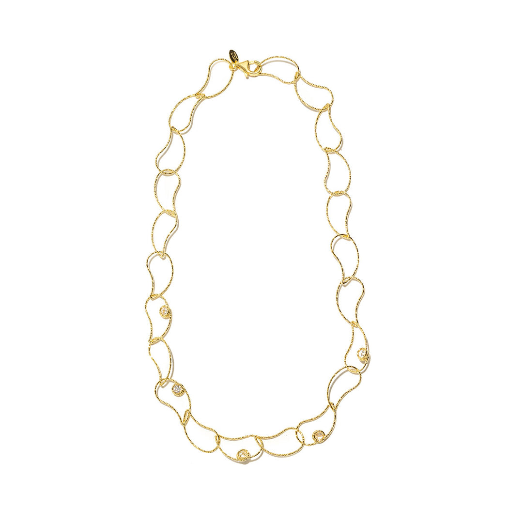 Collier Falgoccia Bronze vergoldet 45 cm