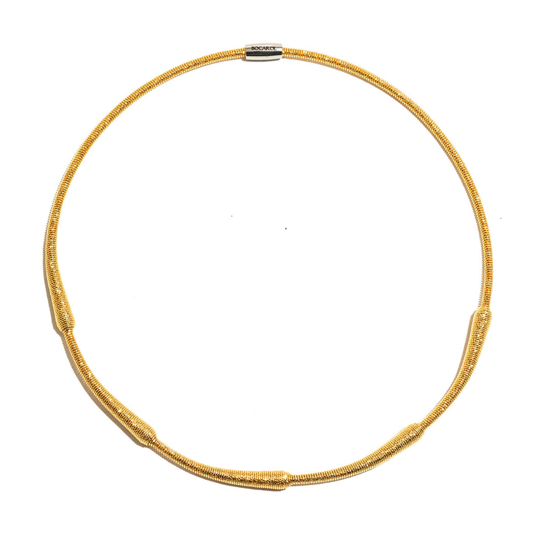 GIROSOFFIO Collier Bronze vergoldet – 42 cm – Bocarol