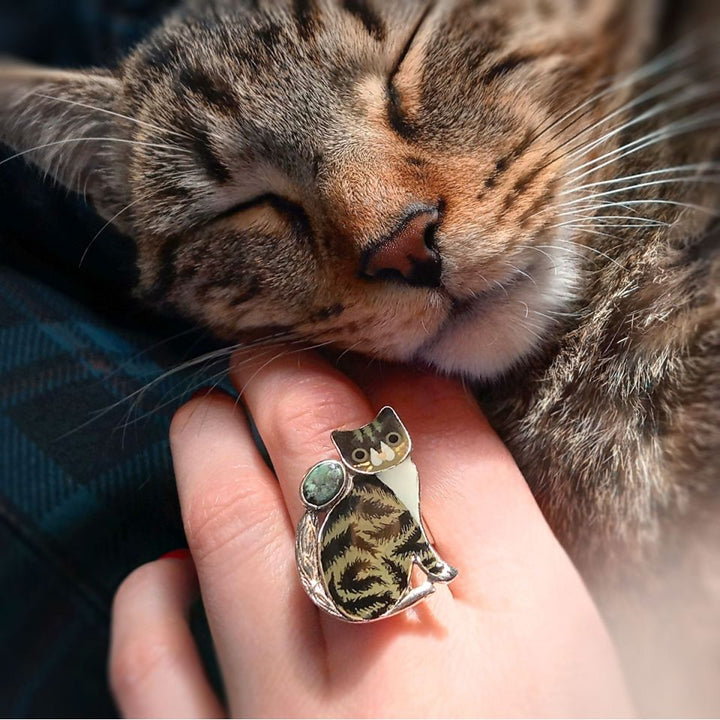 Taratata Ring Tabby – Ring mit Katzenmotiv