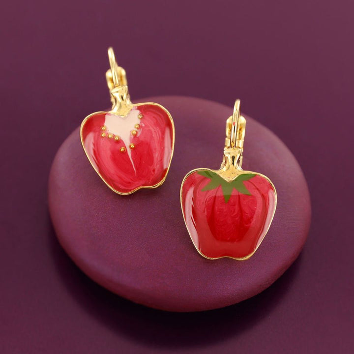 Taratata Ohrringe Paprika Rot – Sommerlicher Statement-Schmuck