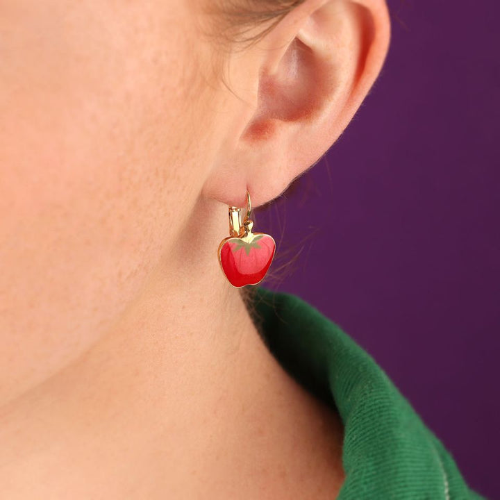 Taratata Ohrringe Paprika Rot – Sommerlicher Statement-Schmuck