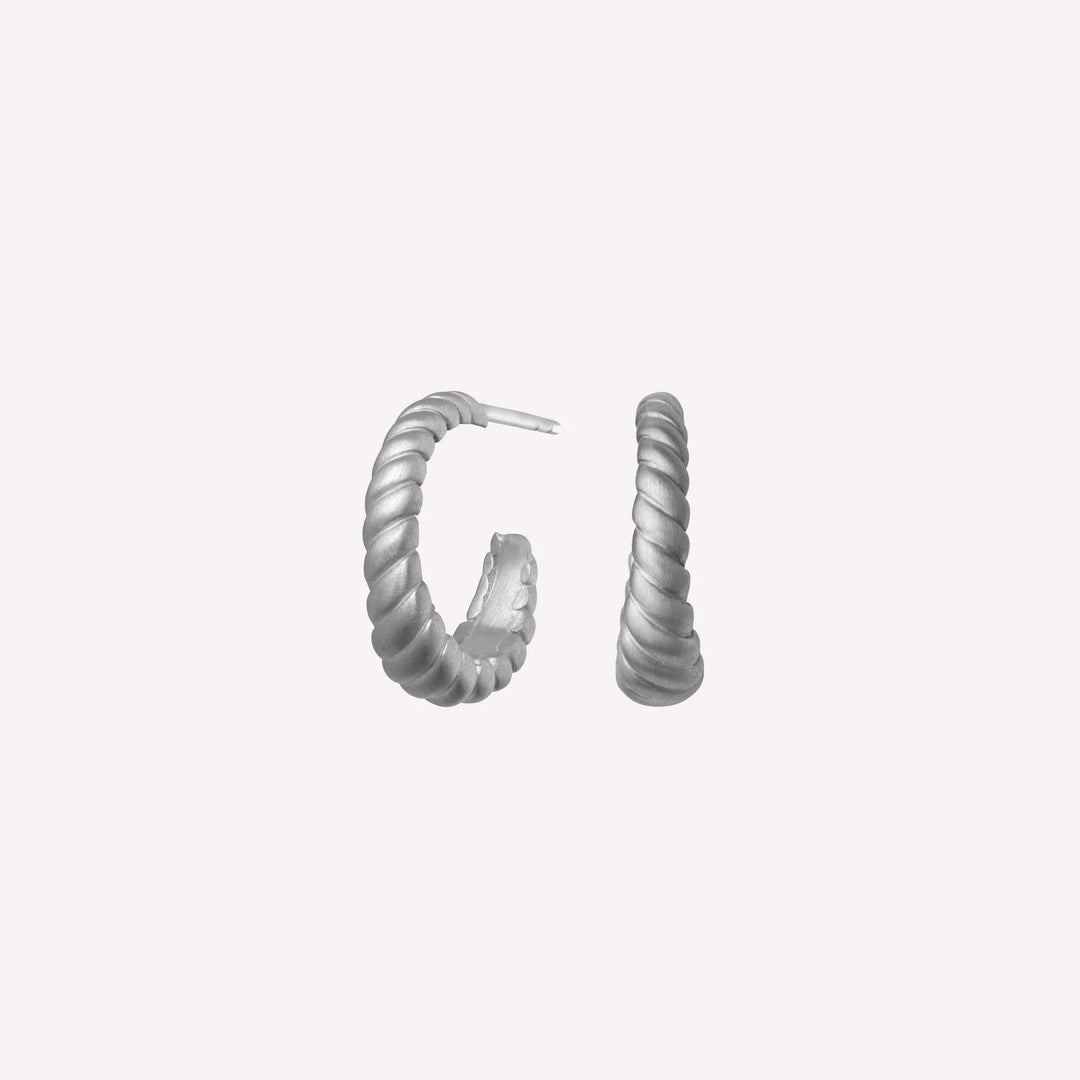 Ohrringe "Seashell Hoop" Sterlingsilber