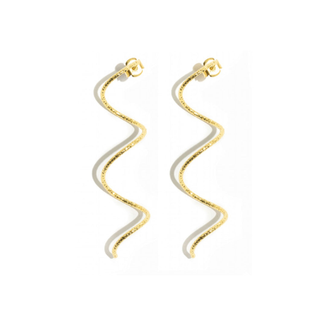 Ohrringe Easy Spiralförmig Bronze Vergoldet | Bocarol