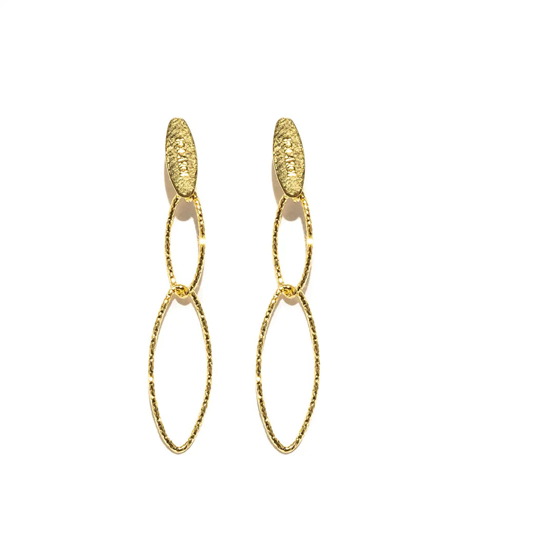 Ohrringe Bronze vergoldet – Bocarol