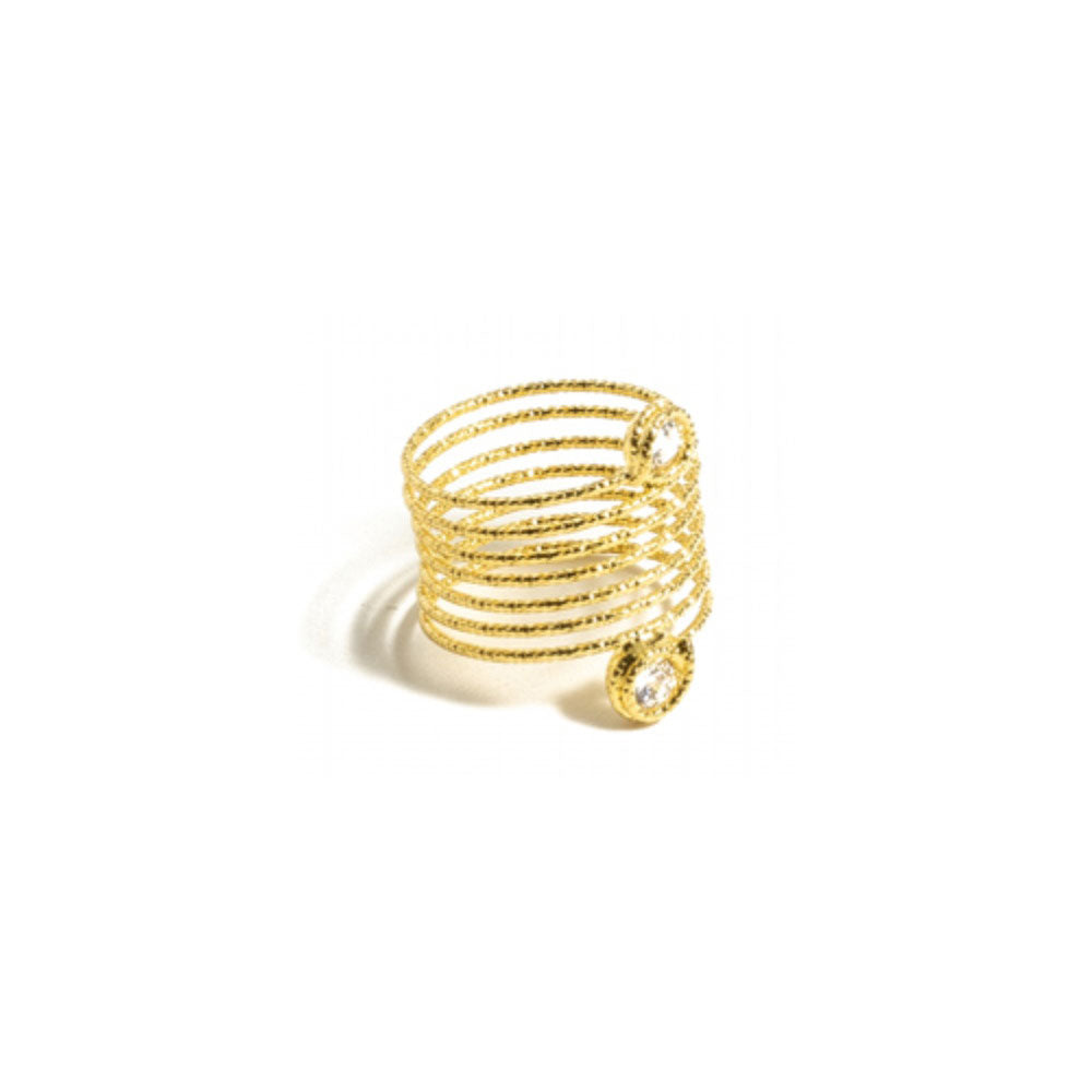Ring Cassiopea Bronze vergoldet