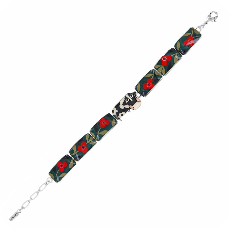 Taratata Armband Pâquerette – Buntes Statement-Armband mit handgemalten Mustern