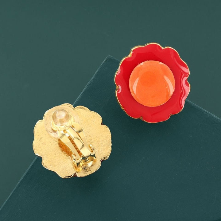 Taratata Ohrringe Arty – Bunte Clips mit handgemalten Mustern & Glimmer