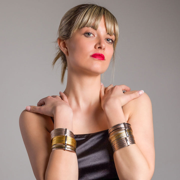 GIUNONE Armband Bronze mehrfarbig – Silber, Bronze & Gold – Bocarol