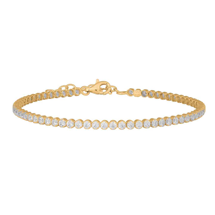 Armband ELNANOR 17 + 3 cm Sterlingsilber vergoldet