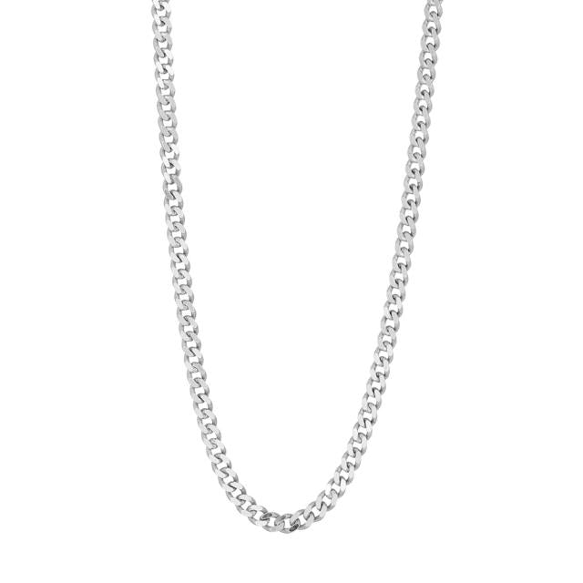 Halskette PANZER52, 3 mm Sterlingsilber, 50 cm
