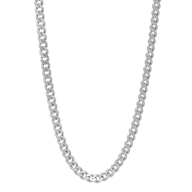 Halskette PANZER52, 3 mm Sterlingsilber, 38 cm