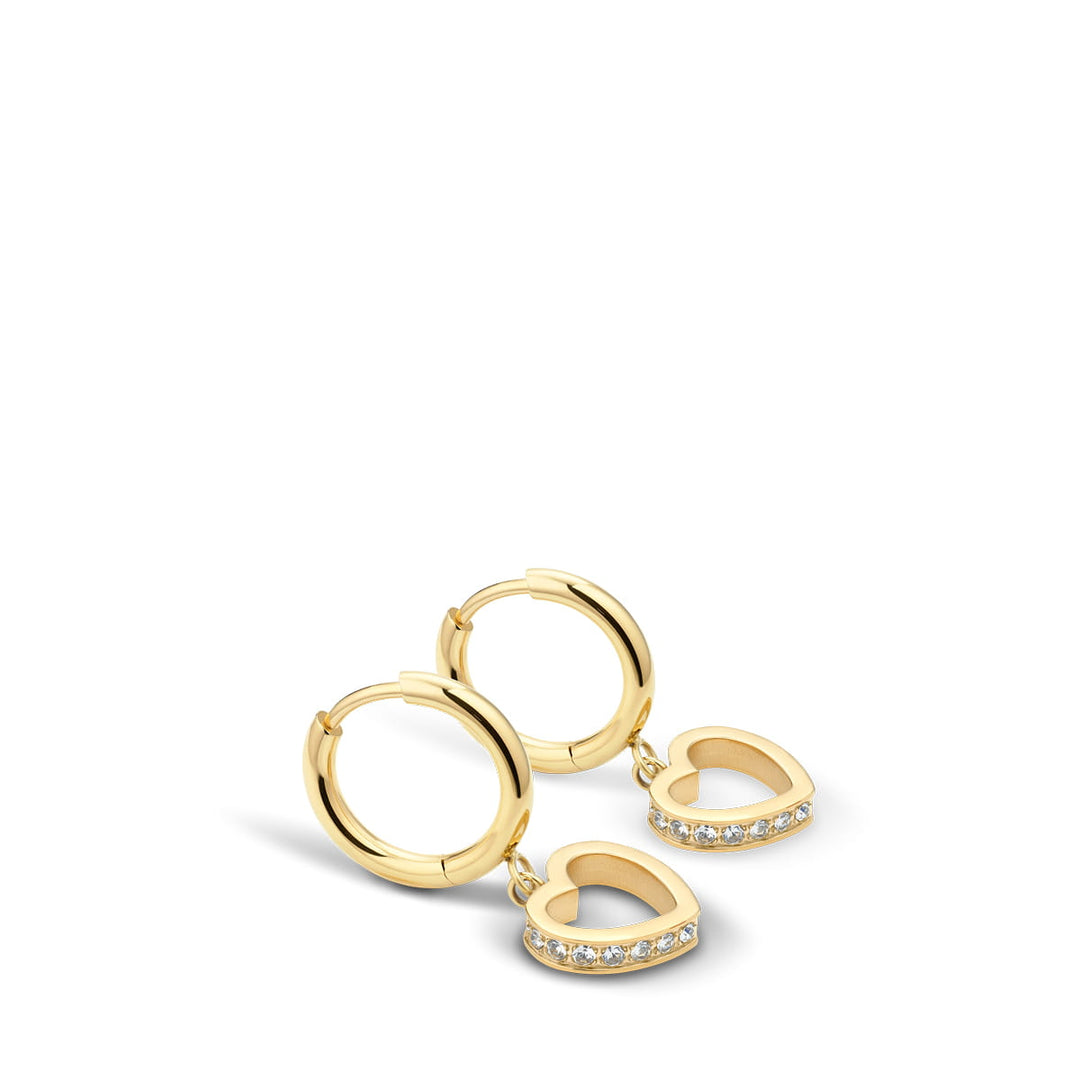 Bering Ohrringe Arctic Symphony, gold glänzend