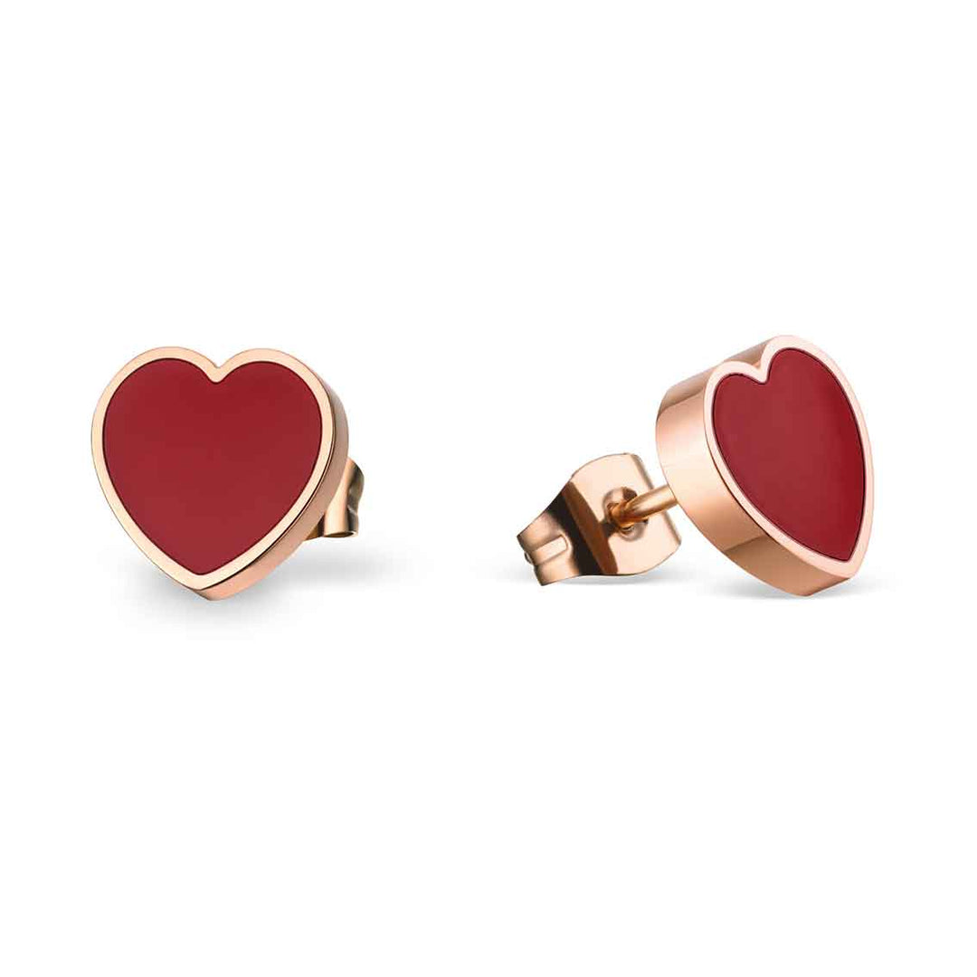 Bering Arctic Symphony Schmuckset 431-715 - Rosé gold glänzend | Halskette & Ohrringe