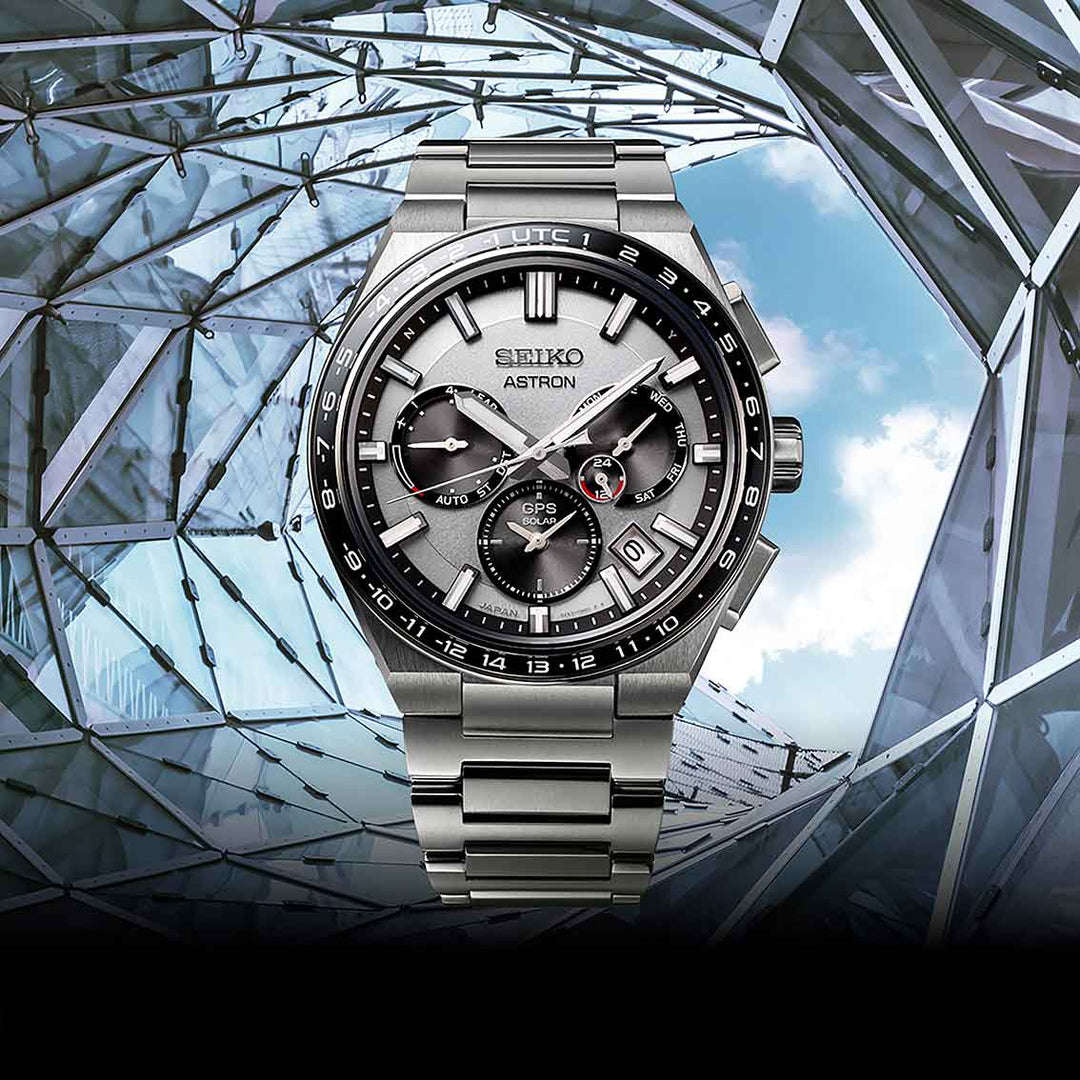 Seiko Astron GPS Solar SSH107J1 Supersports Titanium