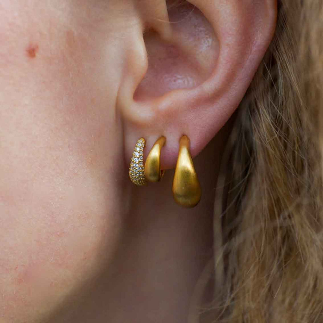 Ohrstecker "Ocean Flow Hoops small"
