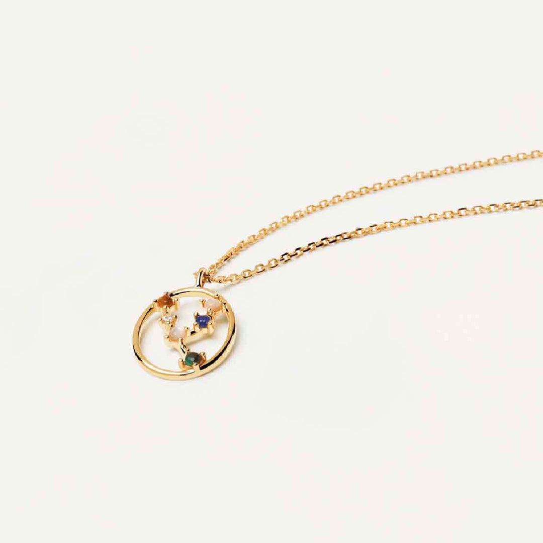 Halskette Stier, Sterlingsilber vergoldet, Tierkreiszeichen - My Fine Jewellery